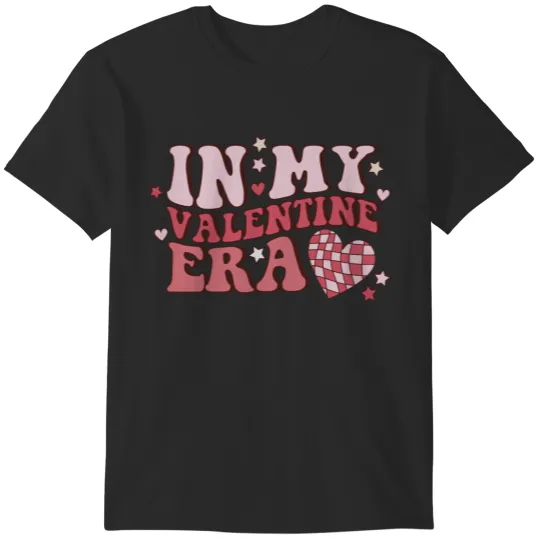 Discover Retro Groovy In My Valentine Era Valentine Day T-Shirts