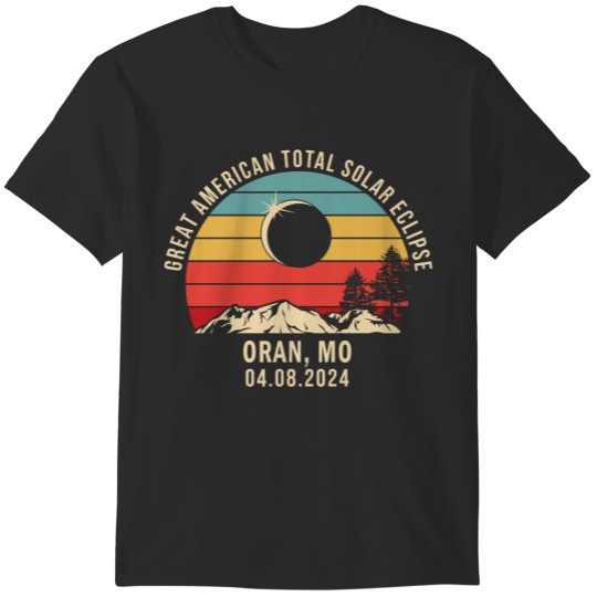 Oran Mo Missouri Total Solar Eclipse 2024 T-Shirts