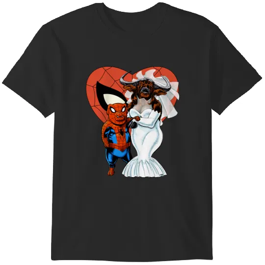 Spider-Ham and Mary Jane T-Shirts