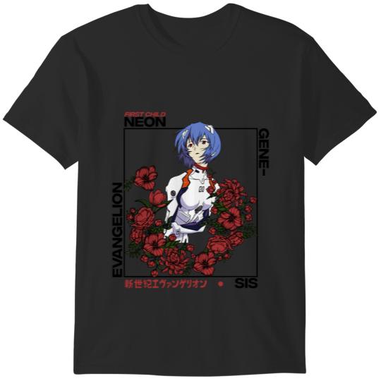 Rei Ayanami Evangelion Aesthetic Darker T-Shirts