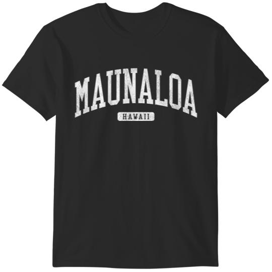 Womens Maunaloa Hawaii Hi Js03 College University Style T-Shirts