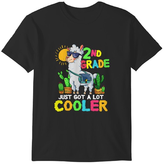 Discover Llama 2nd Grade Cooler Back To School Student T-Shirts