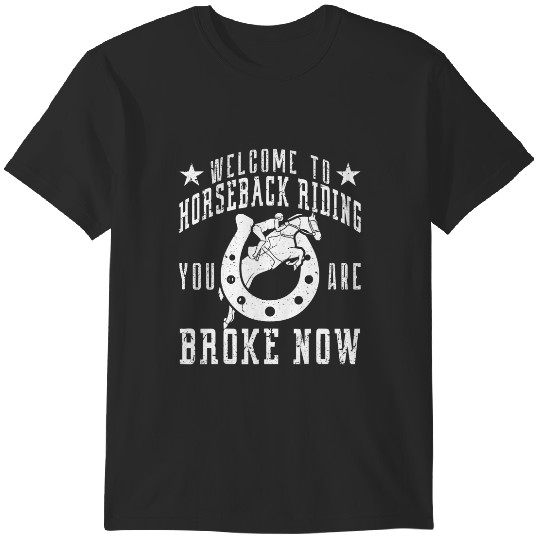 Discover Welcome To Horseback Riding Horse Racing Rider Equestrian 22 T-Shirts