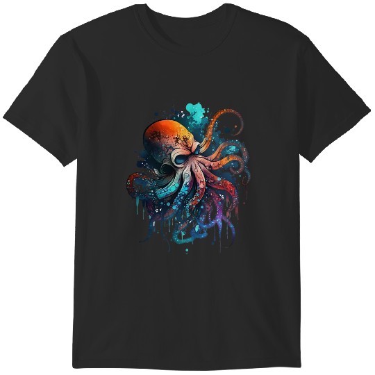 Discover Kraken Octopus Sailing Ocean 28 T-Shirts