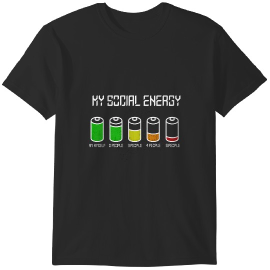 Discover My Social Energy Introvert T-Shirts