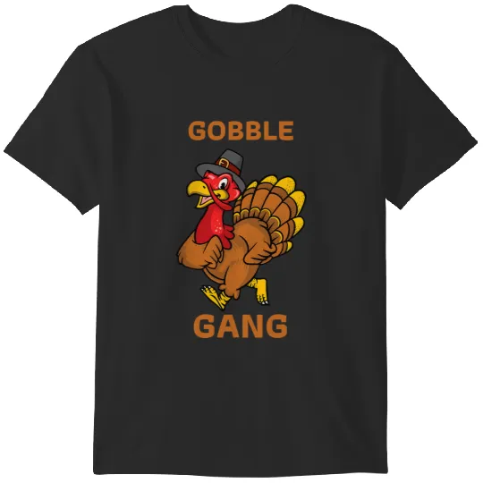 Gobble Gang Turkey Trot Thanksgiving Day Run Matching T-Shirts