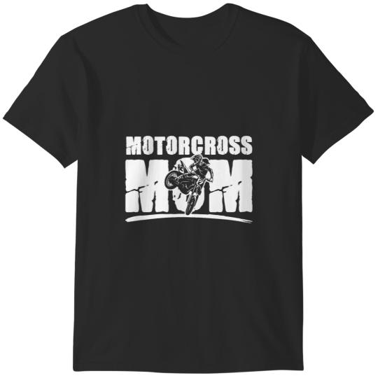 Motorcycle Motor Biker Dirt Bike Motorcross Mom T-Shirts