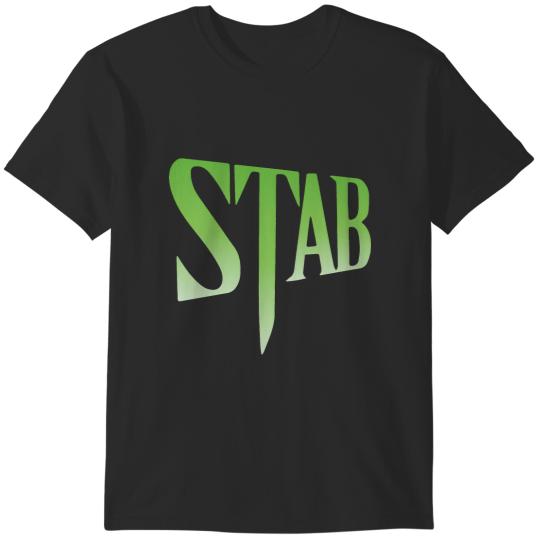 Stab scream horror movie logo T-Shirts