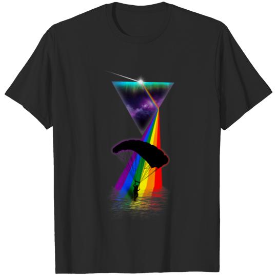 Vintage Retro Prism Skydiving T-Shirts