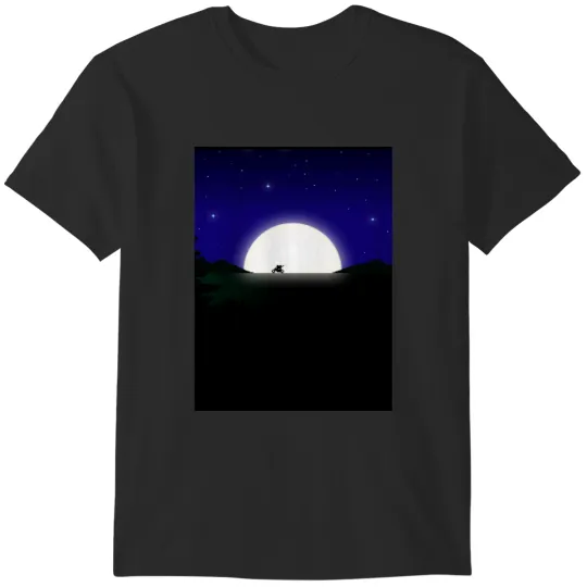 Stardew Valley Sebastian ride into the niht raphic T-Shirts