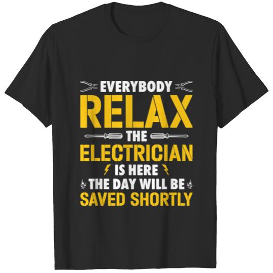 Electrician Definition Electrical Job Profession Electricity T-Shirts