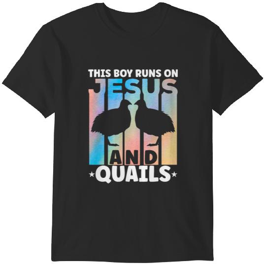 Quail Outfit for Quail Bird Lovers Apparel for Boys T-Shirts