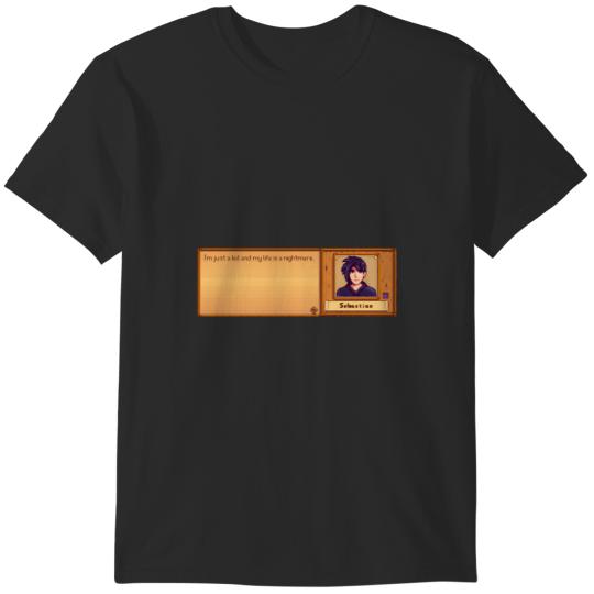 Stardew Valley Sebastian Quote T-Shirts