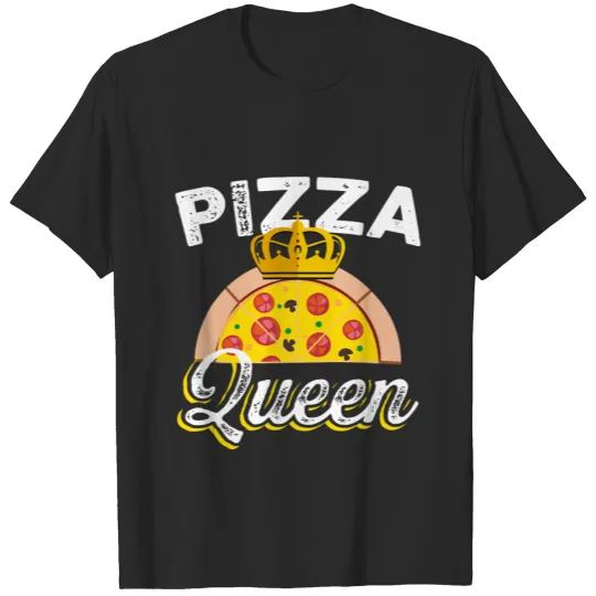 Pizza Queen Funny Italian Royalty Foodie Lovers Club Gift T-Shirts