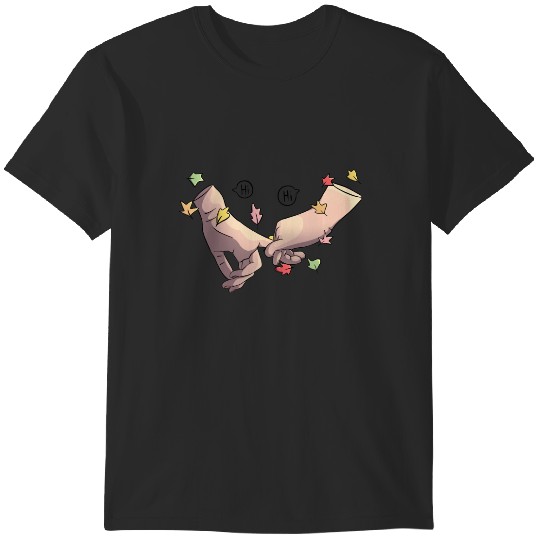 Heartstopper hands with leaves and speechbubble Hi T-Shirts