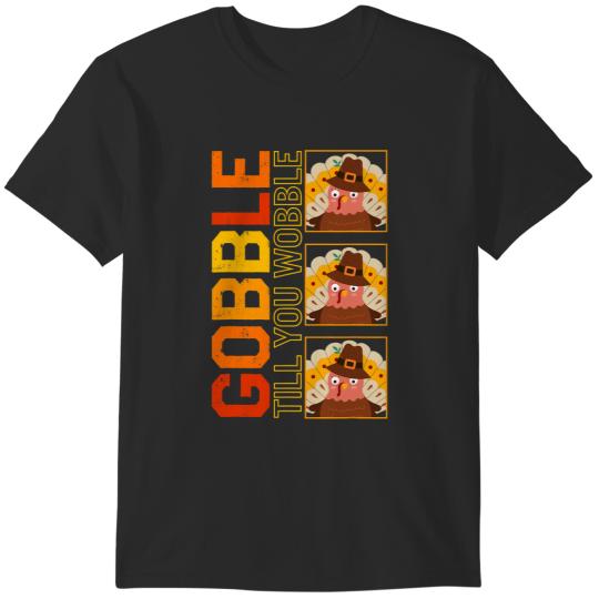 Thanksgiving Gobble Till You Wobble Turkey Baby Halloween Ba 21 T-Shirts