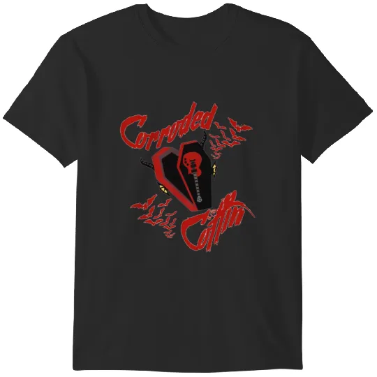 Corroded Coffin Band Tee, Corroded Coffin Band T-Shirts