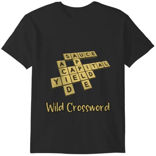 Discover Wild crossword Graphic - puzzle clue T-Shirts