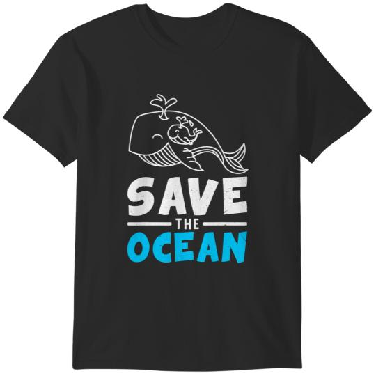 Discover Whale Fish Protection Ocean Sea Animals T-Shirts