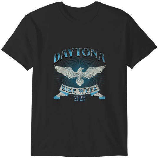 2024 daytona beach bike week eagle 2art on front T-Shirts