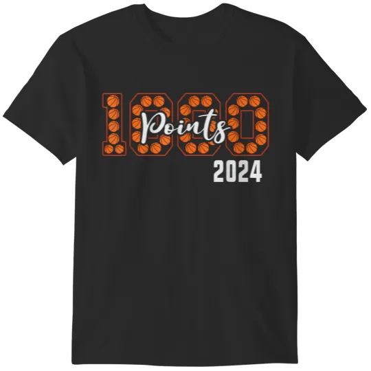 1000 Points Basketball Scorer High School Basketball Player T-Shirts