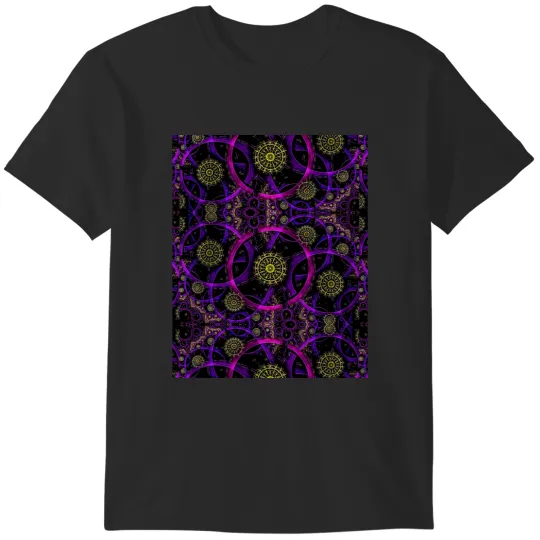 Trippy Aphex twin trippy pattern crystal castles Graphic T-Shirts