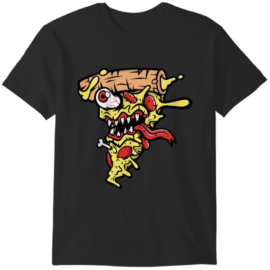 Discover Zombie Slice of Pizza T-Shirts