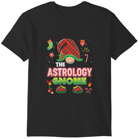 Discover The Astrology Gnome Matching Christmas Pajama T-Shirts