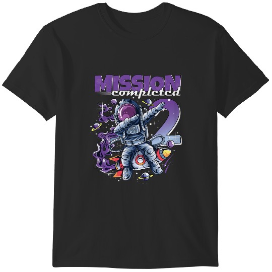 Discover Mission completed 2nd Birthday Boy Girl 2 Years T-Shirts