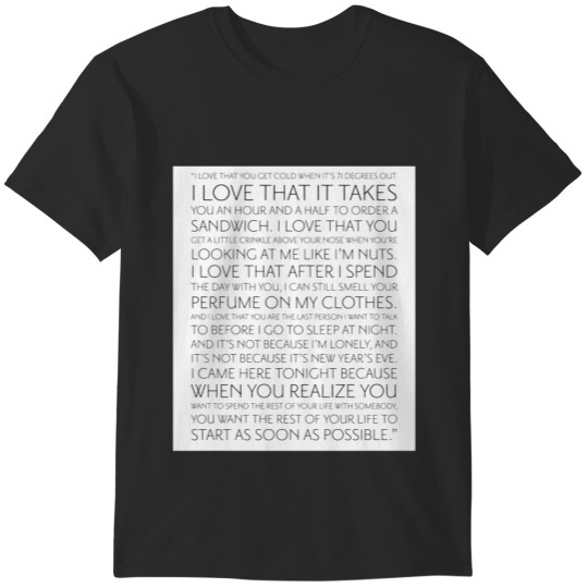 When Harry met Sally quote Active T-Shirts