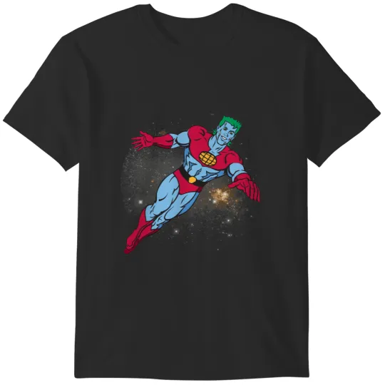 Captain planet Fitted Scoop T-Shirts