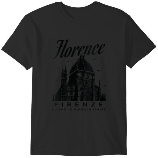 Discover Womens Italy Firenze Duomo Di Firenze Travel Destination Italian T-Shirts