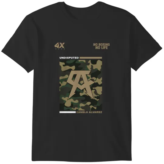 Discover Canelo Camouflage 4x Champion T-Shirts