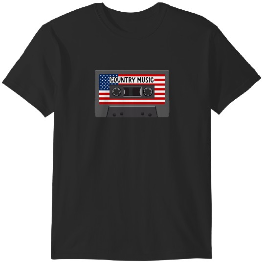 Discover Country Music Cassette Tape T-Shirts