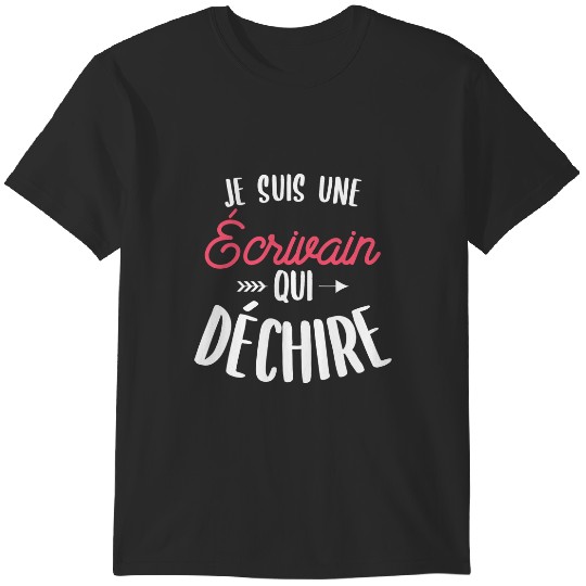 Discover Je Am A Writer Who Tears Gift For A Writer T-Shirts