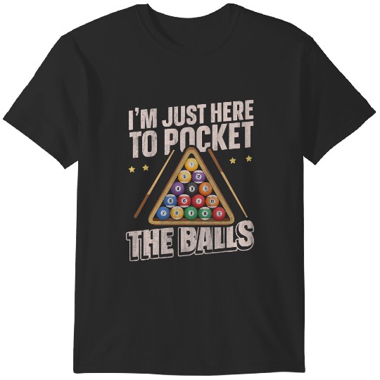 Discover Pool Billiards Cue Game Design for a Billiard player T-Shirts