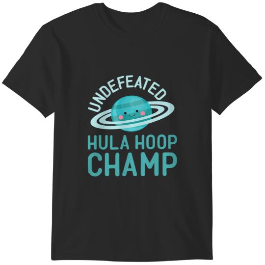 Discover Saturn Undefeated Hula Hoop Champ Cute Kawaii Planet Meme T-Shirts