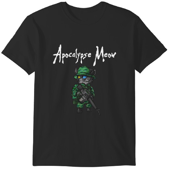 Discover Apocalypse Meow Funny Cat Shirt And Mug T-Shirts
