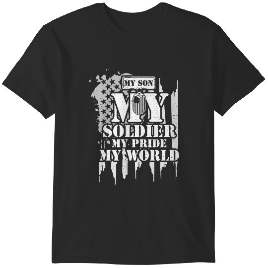 Discover Son My Son My Soldier My Pride My World Veteran T-Shirts