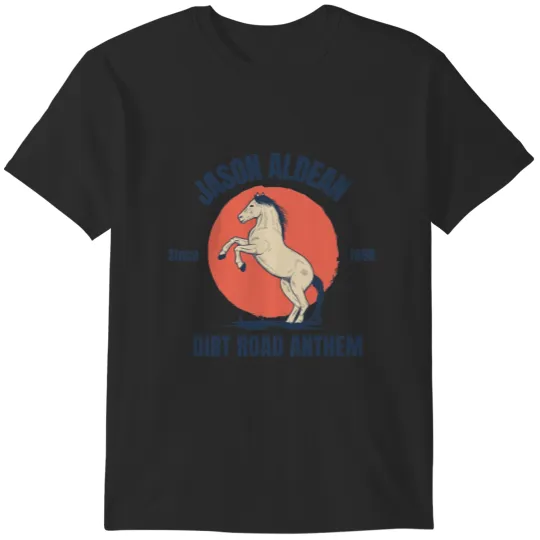 Jason Aldean Horse Art T-Shirts