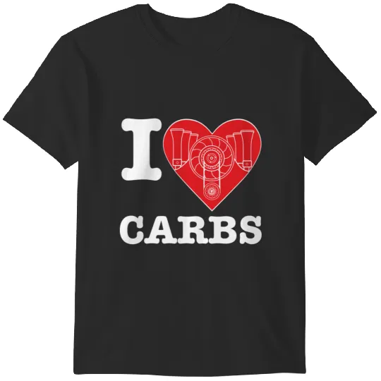 Porschee 911 Carrera Retro I Love Carb(uretor) T-Shirts