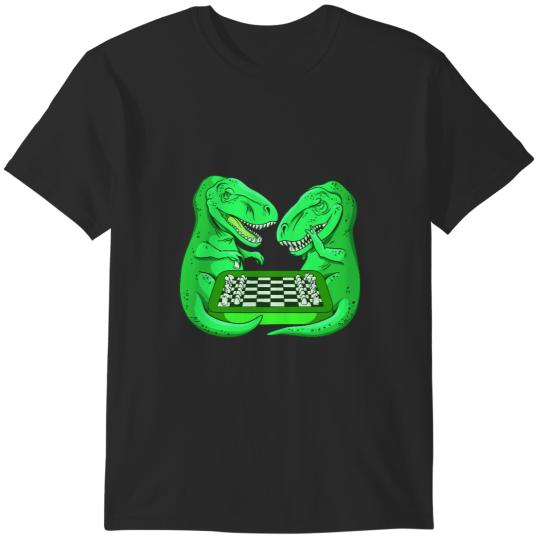 Discover TRex Championship Chess Bat Funny TRex Dinosaur T-Shirts