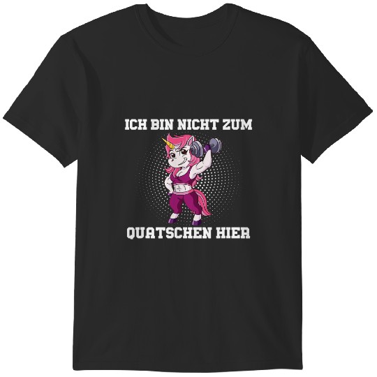 Discover Bodybuilding strength sports funny saying squatschen unicorn T-Shirts