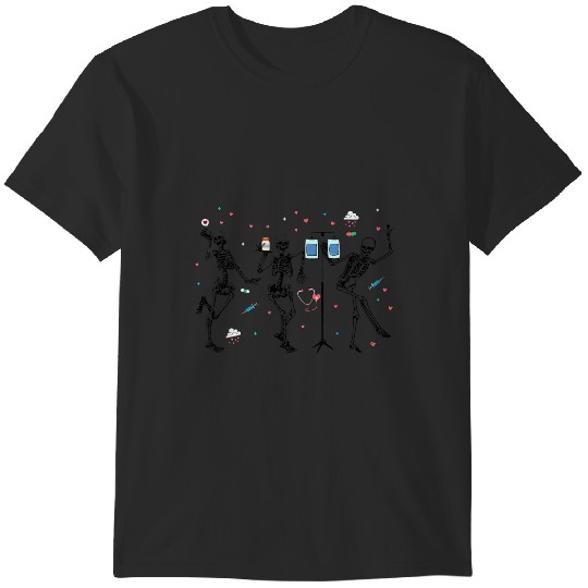 Discover Valentines Day Dancing Skeleton NICU Stethoscope T-Shirts