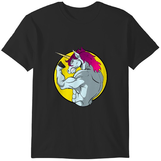 Discover Muscle Unicorn muscular Workout lgbt gay T-Shirts