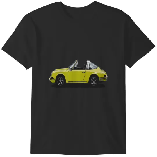 Porschee 911 911 Targa Yellow T-Shirts