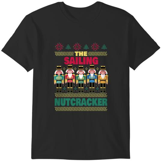 Discover The Sailing Nutcracker Funny Christmas Sailor T-Shirts