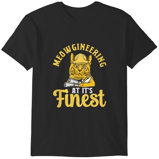 Discover Architect Cat Lover Architecture Engineer Kawaii Art 29 T-Shirts