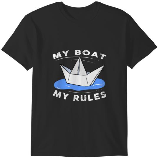 Discover My Boat Rules Law Ship Sailor Port Pub Captain 1 T-Shirts
