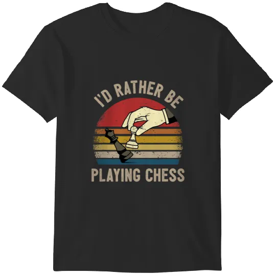Discover Retro Chess Player Chess Pieces I Checkmate Play Chess T-Shirts